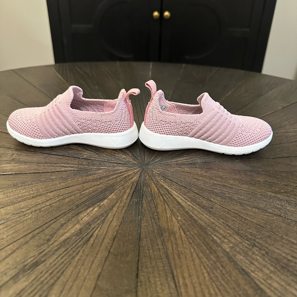Clarks Pink Kids Slip-On Sneakers